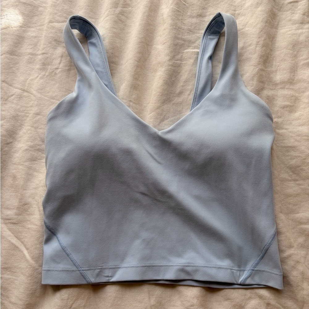 lululemon athletica Light Blue Tank Top